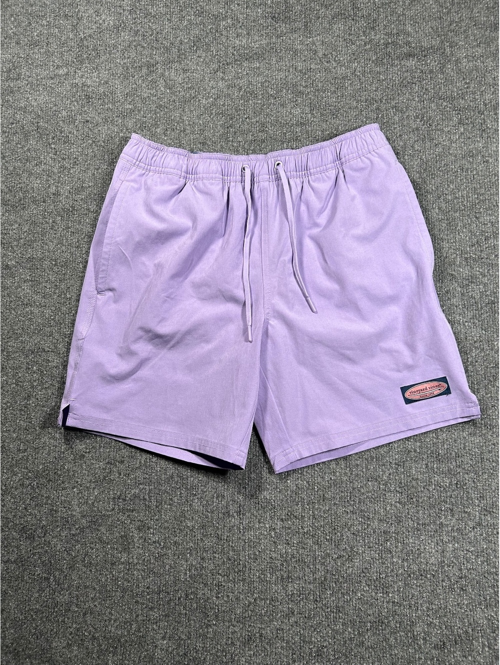 Vineyard Vines Lilac Drawstring bathing suit with Mesh Lining XS